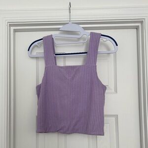 Purple tank top, size large